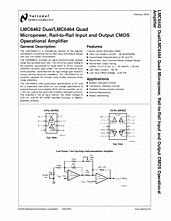 DataSheet LMC6464 pdf